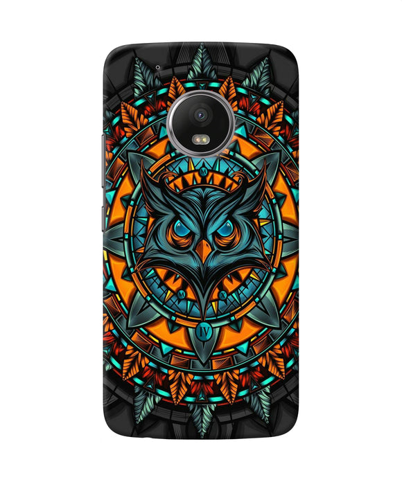 Angry Owl Art Moto G5 Plus Back Cover