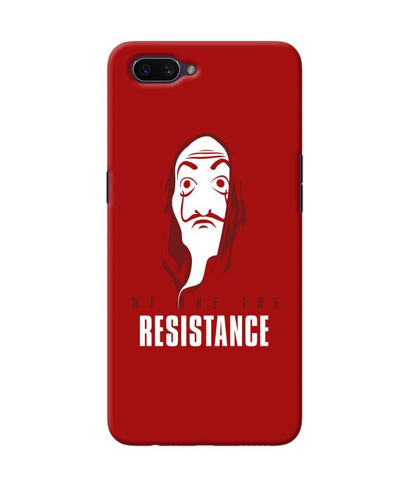 Money Heist Resistance Quote Oppo A3S Back Cover