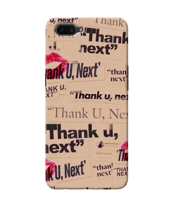 Thank You Next Oppo A3s Back Cover