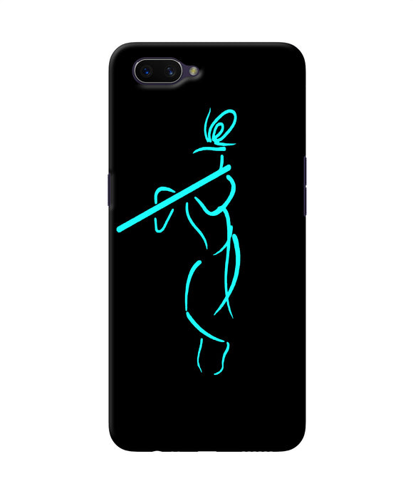 Lord Krishna Sketch Oppo A3s Back Cover