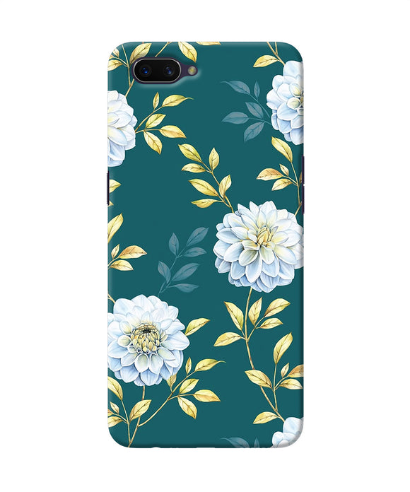 Flower Canvas Oppo A3s Back Cover
