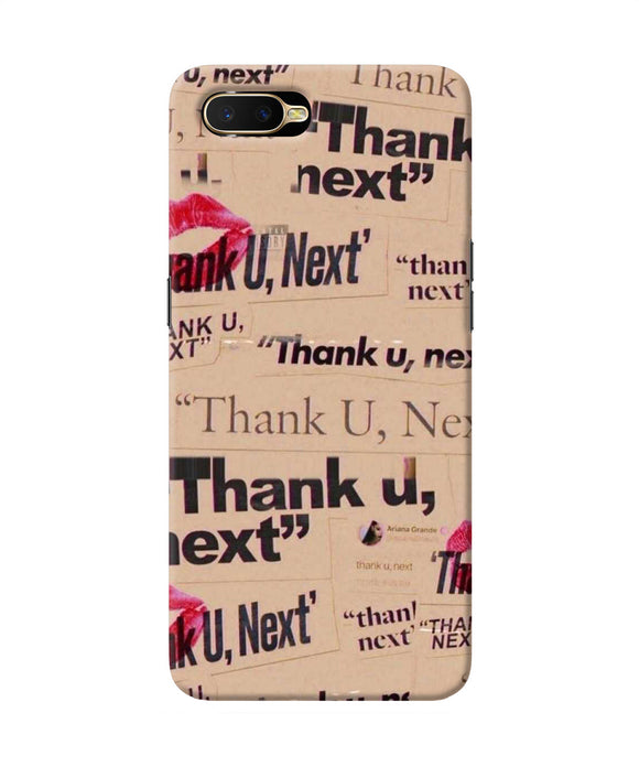 Thank You Next Oppo K1 Back Cover