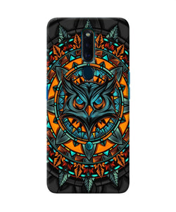 Angry Owl Art Oppo F11 Pro Back Cover