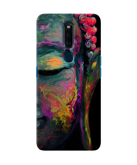 Buddha Face Painting Oppo F11 Pro Back Cover