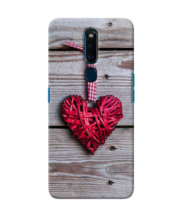 Lace Heart Oppo F11 Pro Back Cover