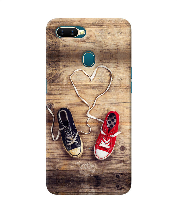 Shoelace Heart Oppo A7 / A5s / A12 Back Cover
