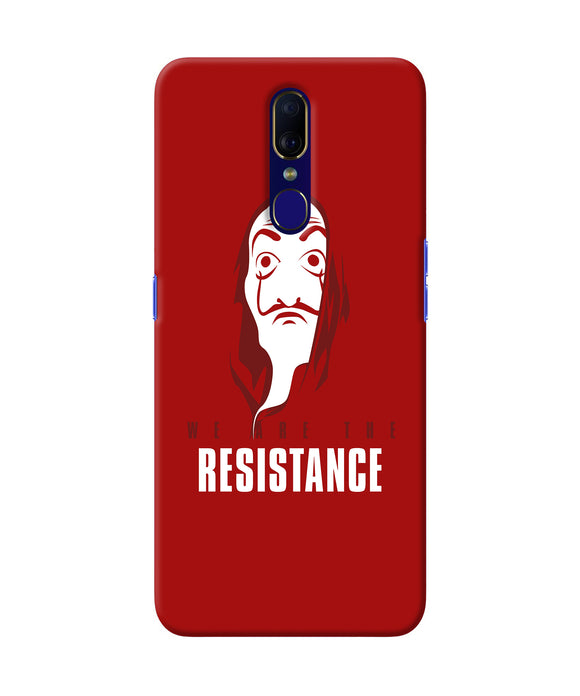 Money Heist Resistance Quote Oppo F11 Back Cover