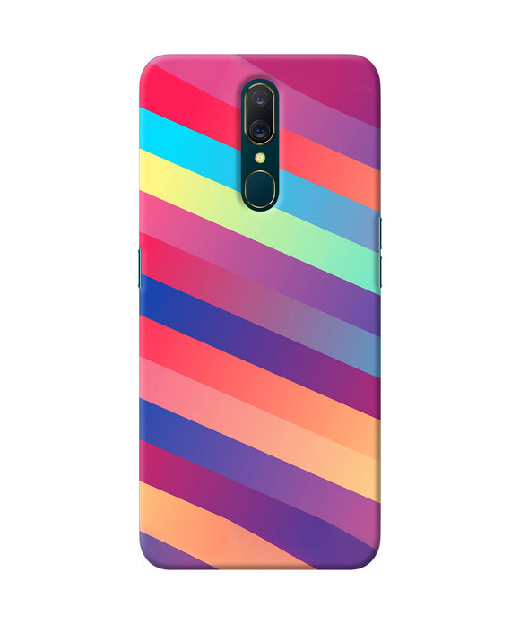 Stripes color Oppo A9 Back Cover