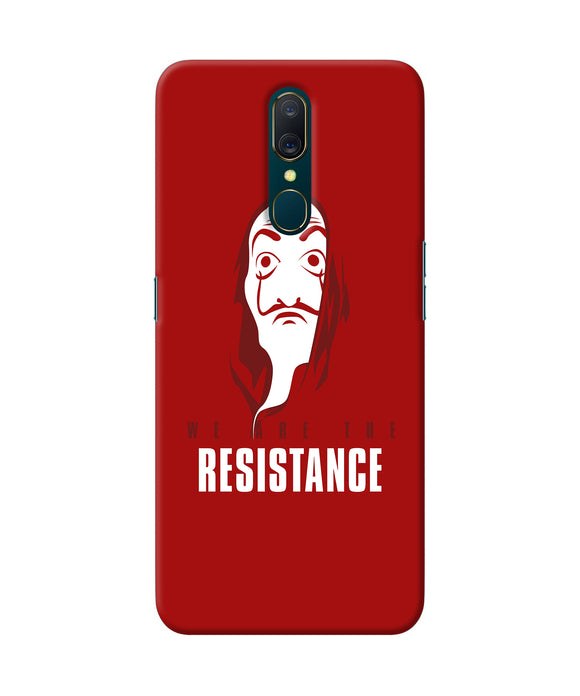 Money Heist Resistance Quote Oppo A9 Back Cover