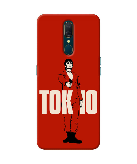 Money Heist Tokyo With Gun Oppo A9 Back Cover