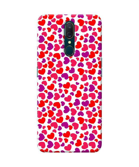 Heart Print Oppo A9 Back Cover