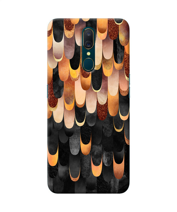 Abstract Wooden Rug Oppo A9 Back Cover