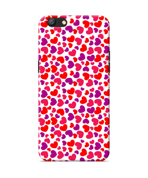 Heart Print Oppo A57 Back Cover