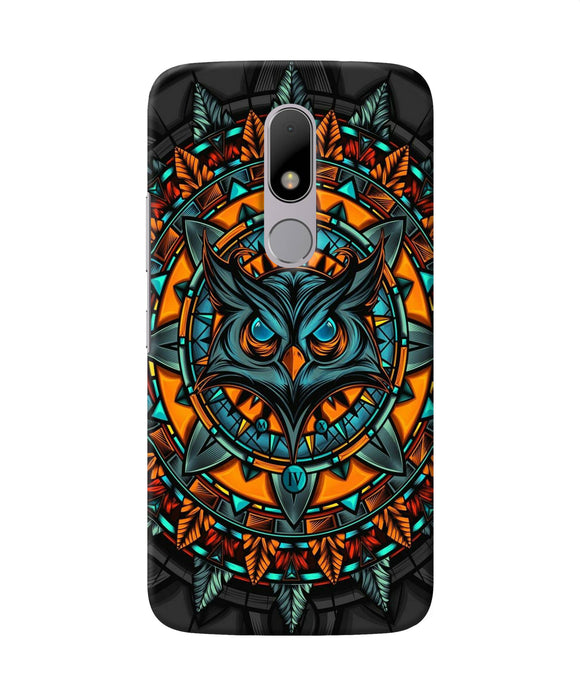 Angry Owl Art Moto M Back Cover