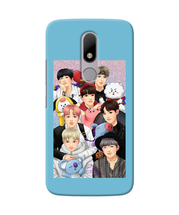 BTS with animals Moto M Back Cover
