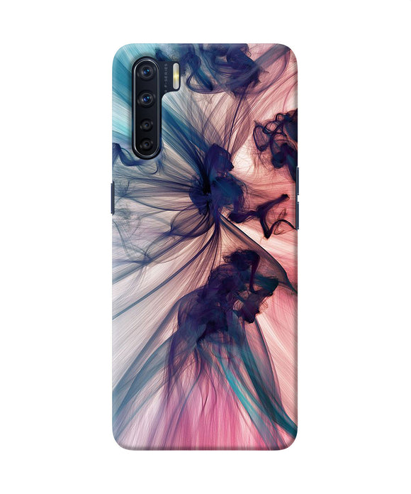 Abstract Black Smoke Oppo F15 Back Cover