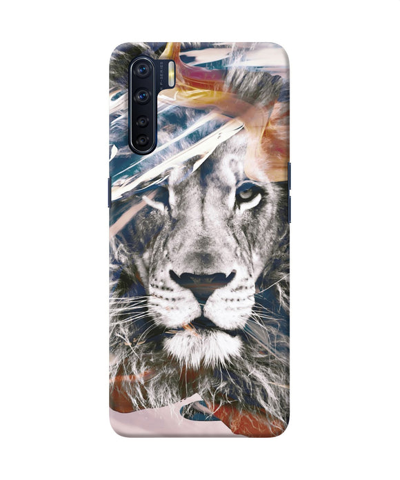 Lion Poster Oppo F15 Back Cover