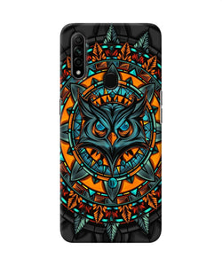 Angry Owl Art Oppo A31 Back Cover