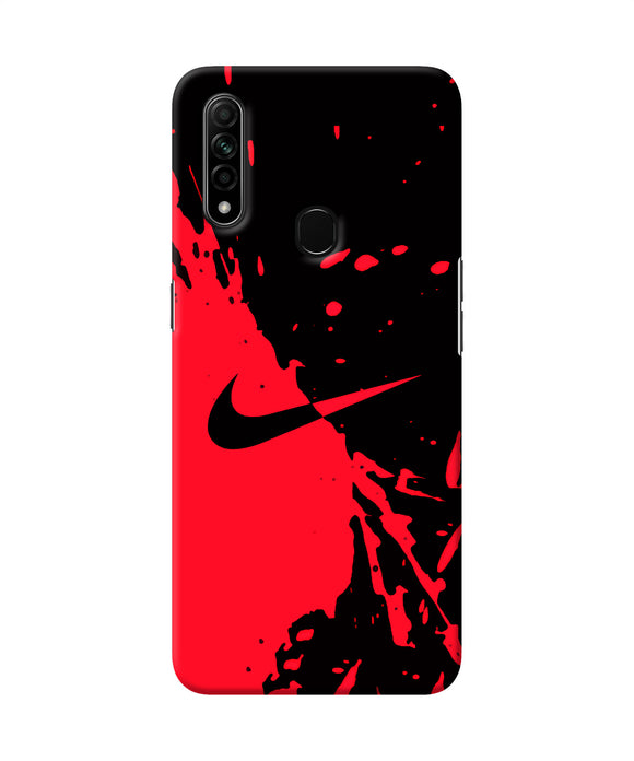 Nike Red Black Poster Oppo A31 Back Cover