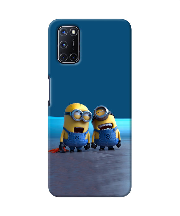 Minion Laughing Oppo A52 Back Cover