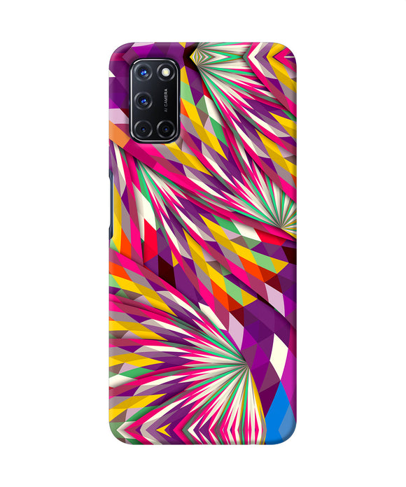 Abstract Colorful Print Oppo A52 Back Cover