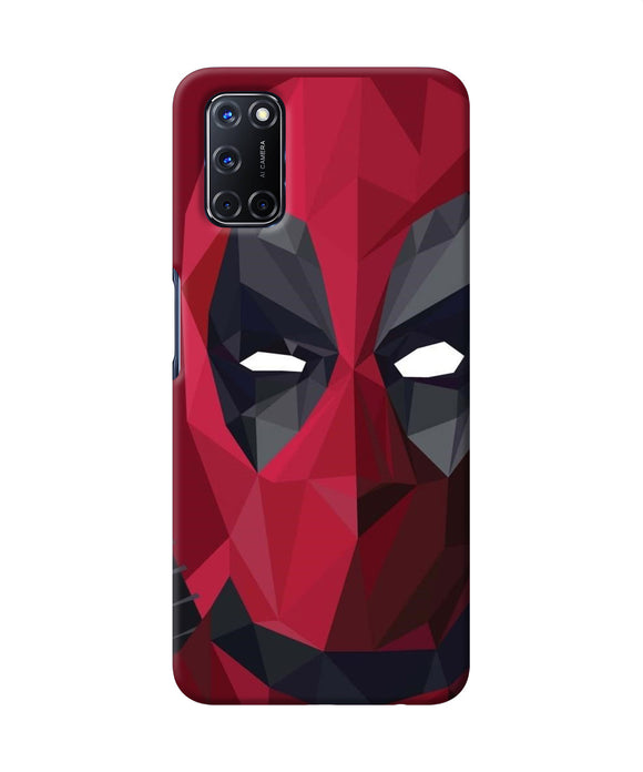 Abstract Deadpool Mask Oppo A52 Back Cover