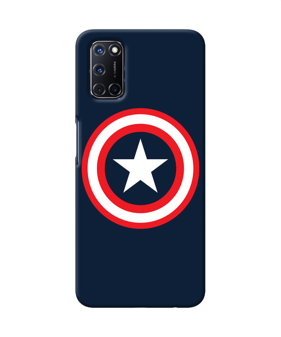 Captain America Logo Oppo A52 Back Cover