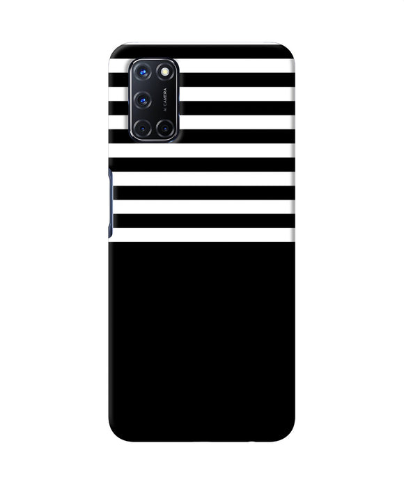 Black And White Print Oppo A52 Back Cover