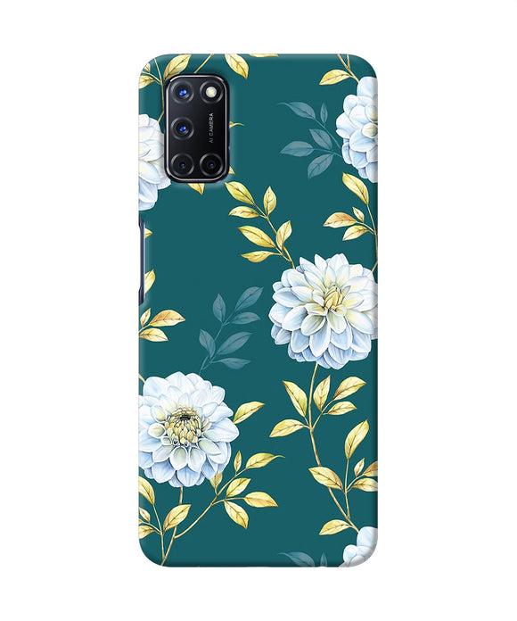 Flower Canvas Oppo A52 Back Cover
