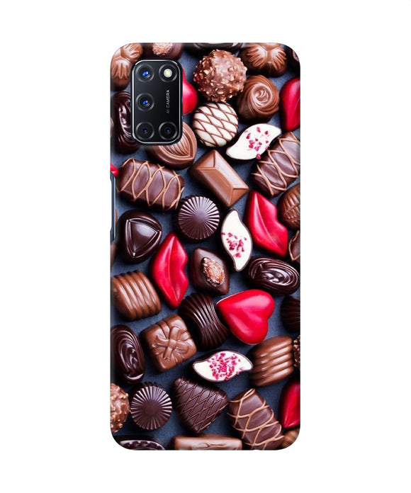 Valentine Special Chocolates Oppo A52 Back Cover
