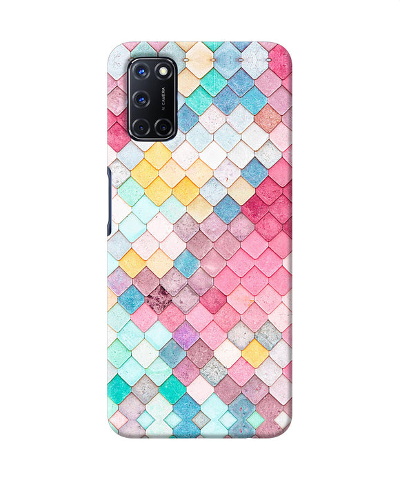 Colorful Fish Skin Oppo A52 Back Cover
