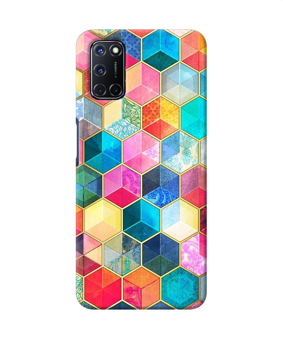 Abstract Color Box Oppo A52 Back Cover