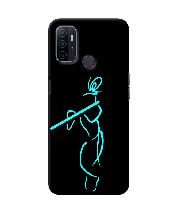 Lord Krishna Sketch Oppo A53 2020 Back Cover