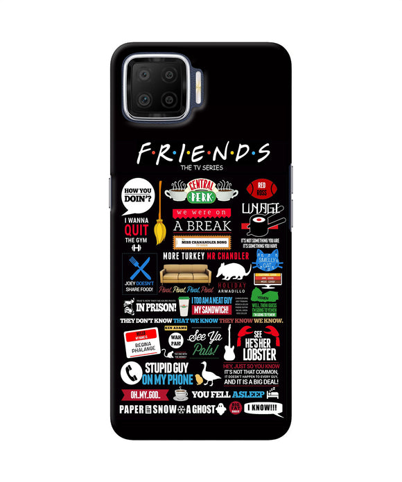Friends Oppo F17 Back Cover