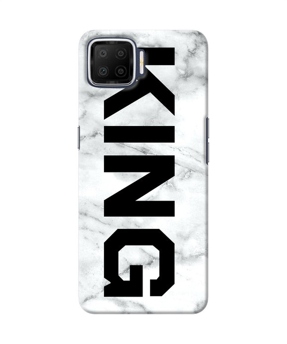 King Marble Text Oppo F17 Back Cover
