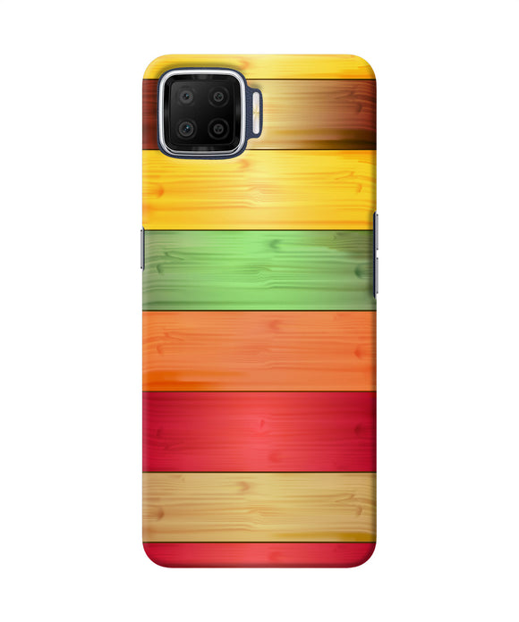 Wooden Colors Oppo F17 Back Cover