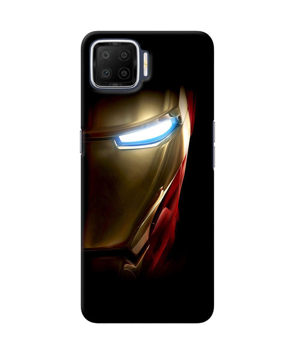 Ironman Half Face Oppo F17 Back Cover