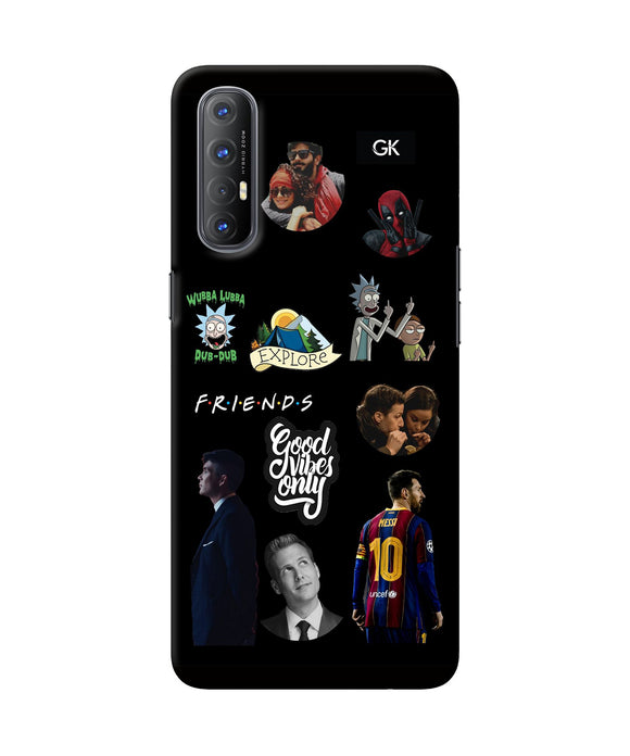 Positive Characters Oppo Reno3 Pro Back Cover