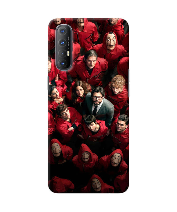 Money Heist Professor with Hostages Oppo Reno3 Pro Back Cover