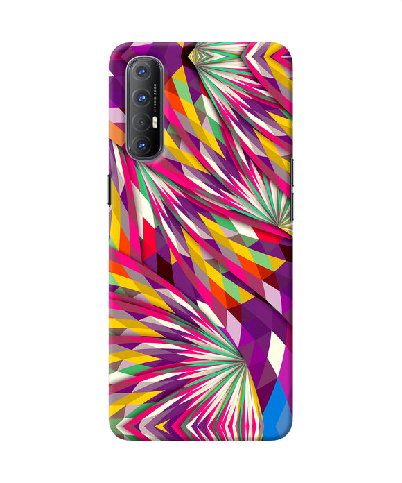 Abstract colorful print Oppo Reno3 Pro Back Cover