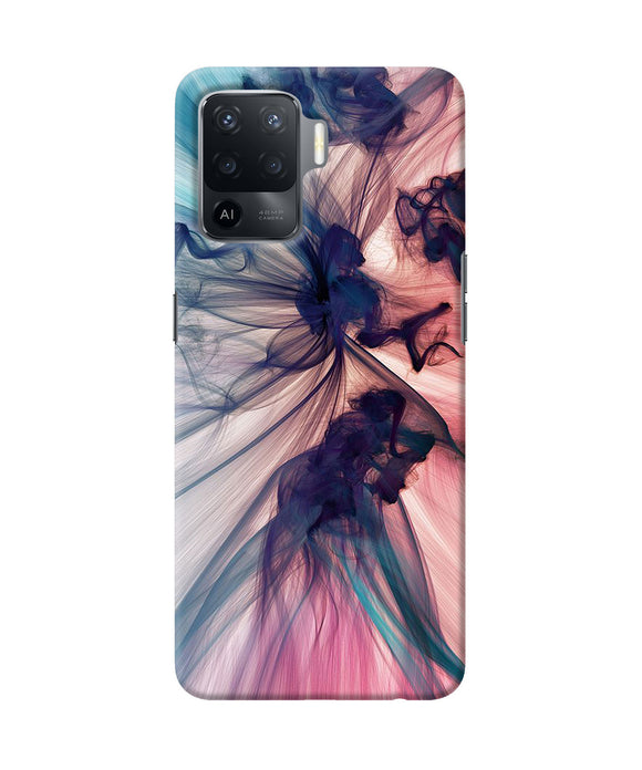 Abstract black smoke Oppo F19 Pro Back Cover