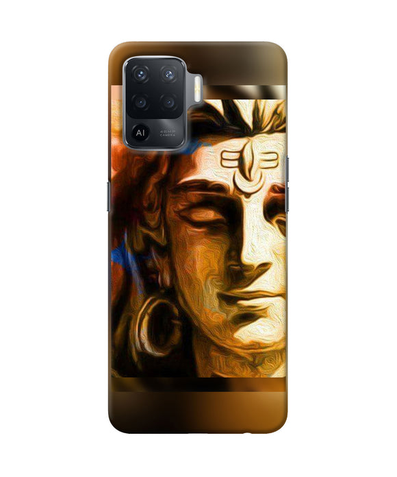 Shiva painting Oppo F19 Pro Back Cover