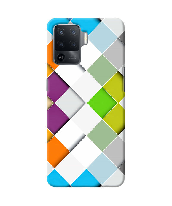 Abstract color box Oppo F19 Pro Back Cover