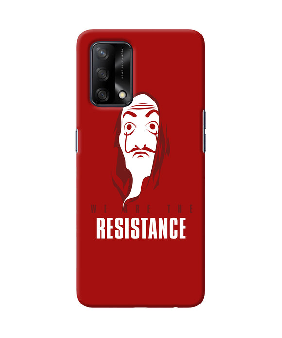 Money Heist Resistance Quote Oppo F19 Back Cover