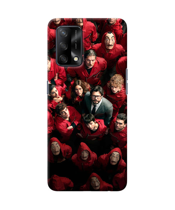 Money Heist Professor with Hostages Oppo F19 Back Cover
