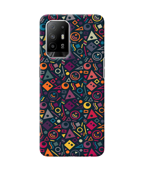 Geometric Abstract Oppo F19 Pro+ Back Cover