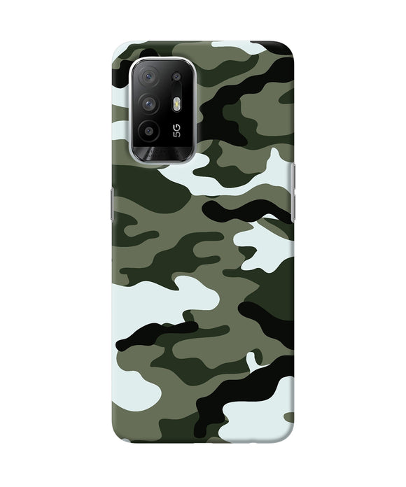 Camouflage Oppo F19 Pro+ Back Cover