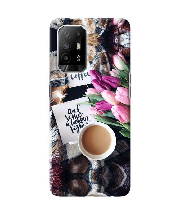 Love Coffee Quotes Oppo F19 Pro+ Back Cover