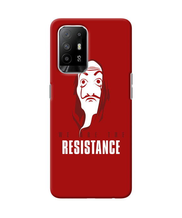 Money Heist Resistance Quote Oppo F19 Pro+ Back Cover