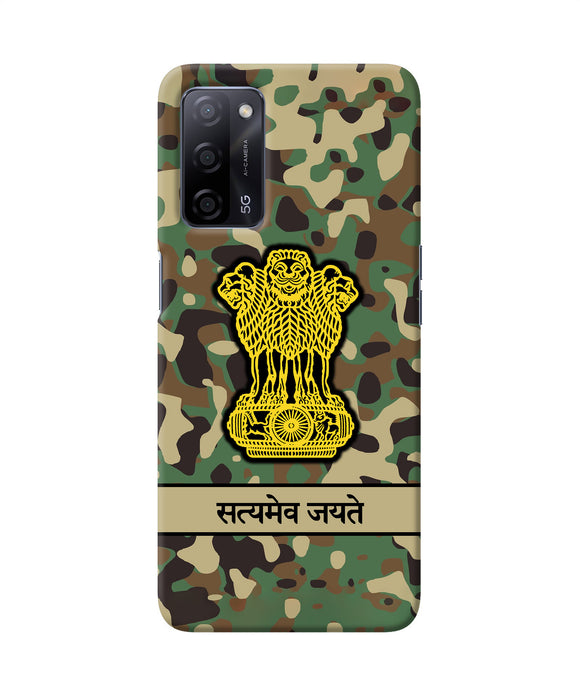 Satyamev Jayate Army Oppo A53s 5G Back Cover